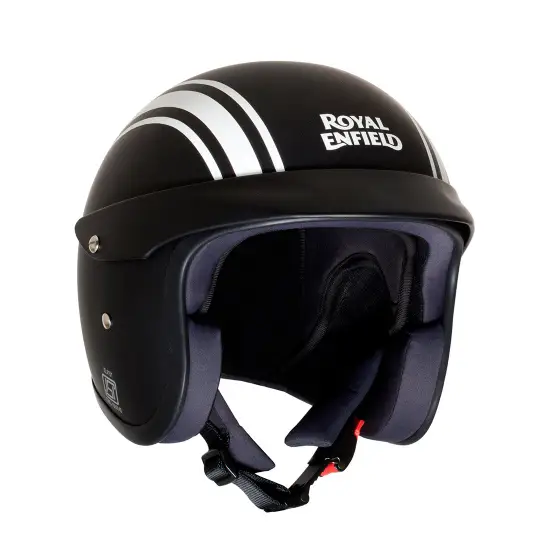 ROYAL ENFIELD SUN PEAK OPEN FACE LIGHTWEIGHT HELMET - MATT BLACK