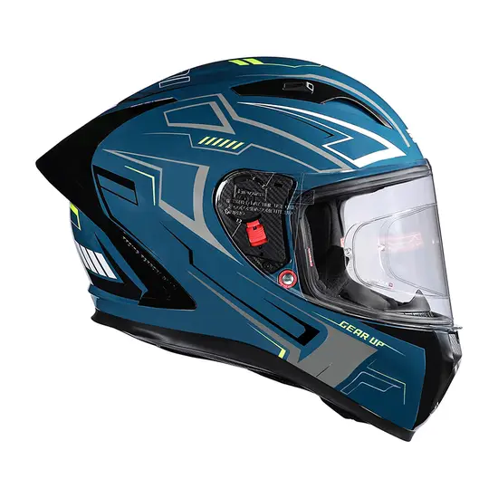ROYAL ENFIELD SPEEDX FULL FACE HELMET - TEAL