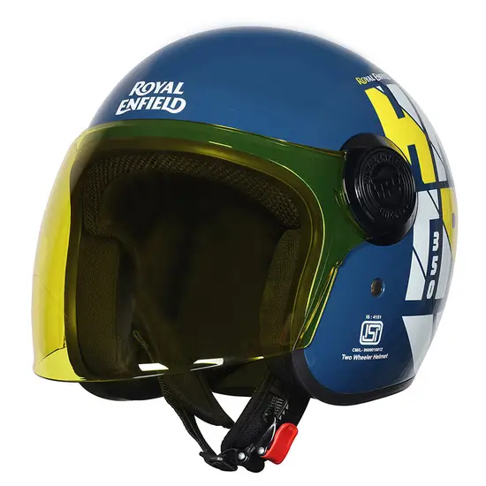ROYAL ENFIELD COPTER HUNTER HELMET - LAGOON BLUE